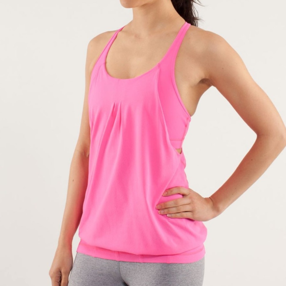 Lululemon Practice Freely Tank Pinkelicious Pink